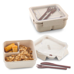 Portacomidas con Cubiertos Eco Davi