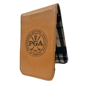 Vegetable Leather Scorecard/Yardage Book Holder-priming usa