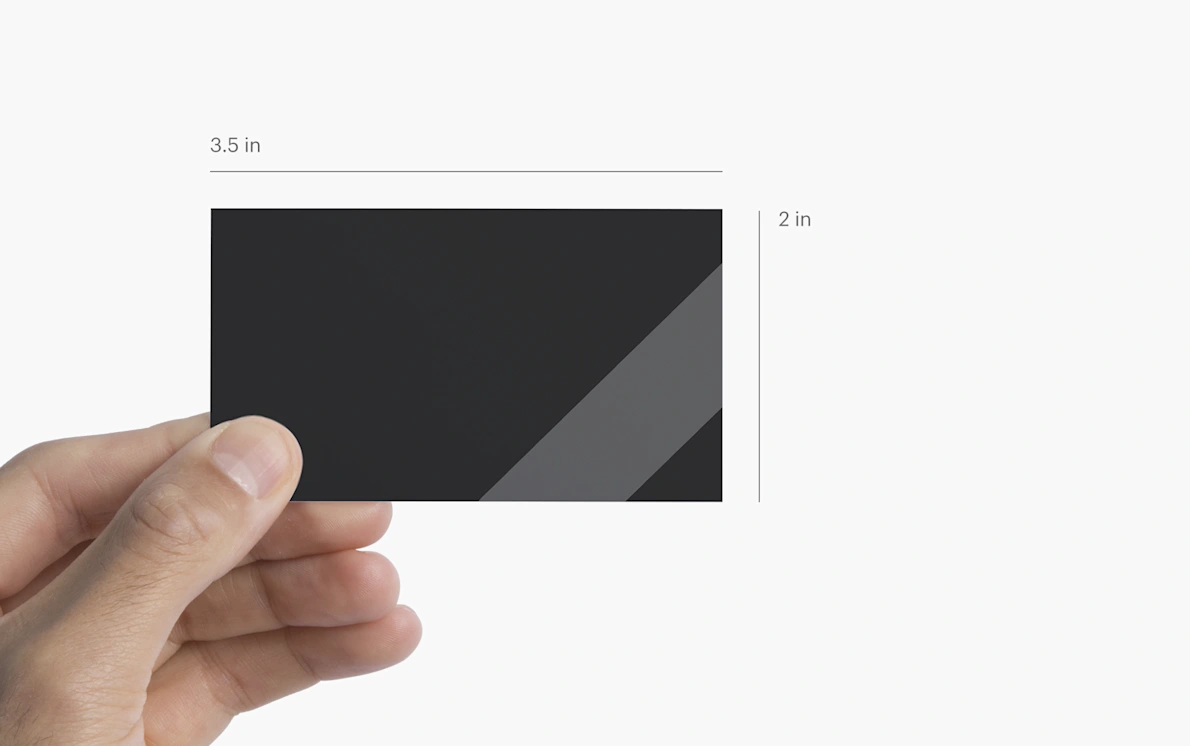 .Recycled Matte Business Cards