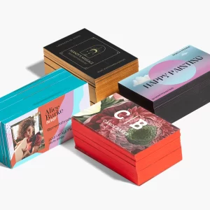 Painted Edge Business Cards